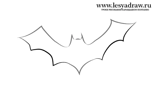 Bat sa Papel gamit ang iyang mga kamot sa Halloween nga adunay mga template