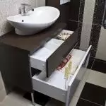 Reka bentuk bilik mandi kecil adalah 5 meter persegi. M: Tips Pendaftaran (+37 Foto)