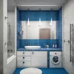 Mažos vonios kambario dizainas yra 5 kvadratiniai metrai. M: Registracijos patarimai (+37 nuotraukos)