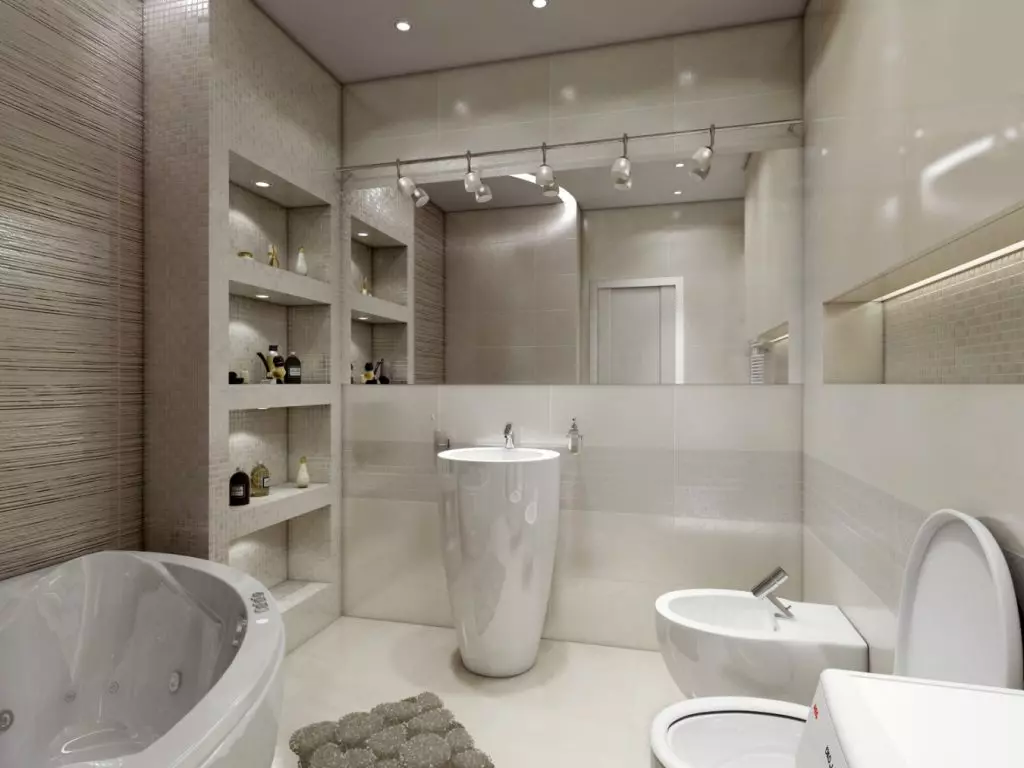 浴室設計5平方米