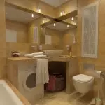 Oblikovanje majhne kopalnice je 5 kvadratnih metrov. M: Nasveti za registracijo (+37 fotografij)