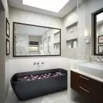 Жижиг угаалгын өрөөтэй загвар нь 5 хавтгай дөрвөлжин метр юм. M: Бүртгэлийн зөвлөмжүүд (+37 зураг)