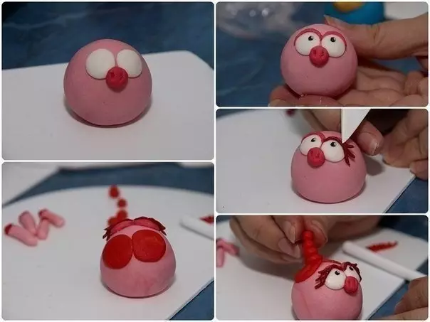 Lepim fra plasticine: video leksjoner med bilder for nybegynnere