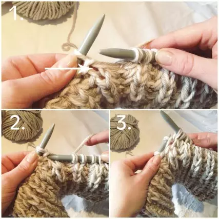 Snoo English Elastic Knitting Needles med beskrivelse og ordning