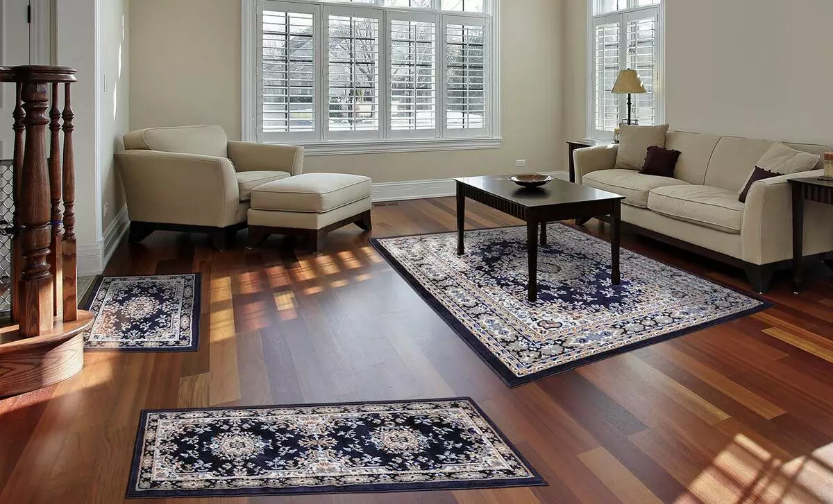 如何在客廳和走廊中選擇地毯？
