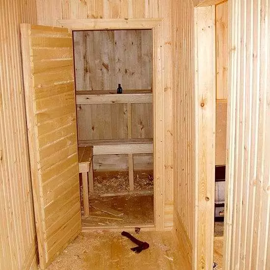 Installation of clapboard in the bath with your own hands - step-by-step guide, how to lifting the wagon pair and sauna