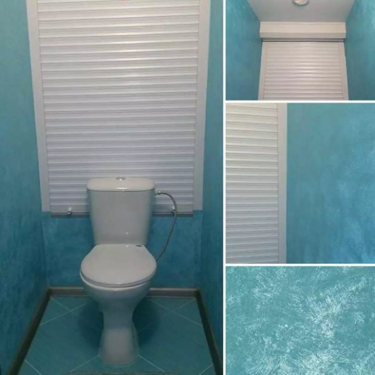 Ремонт в туалете краской фото до и после