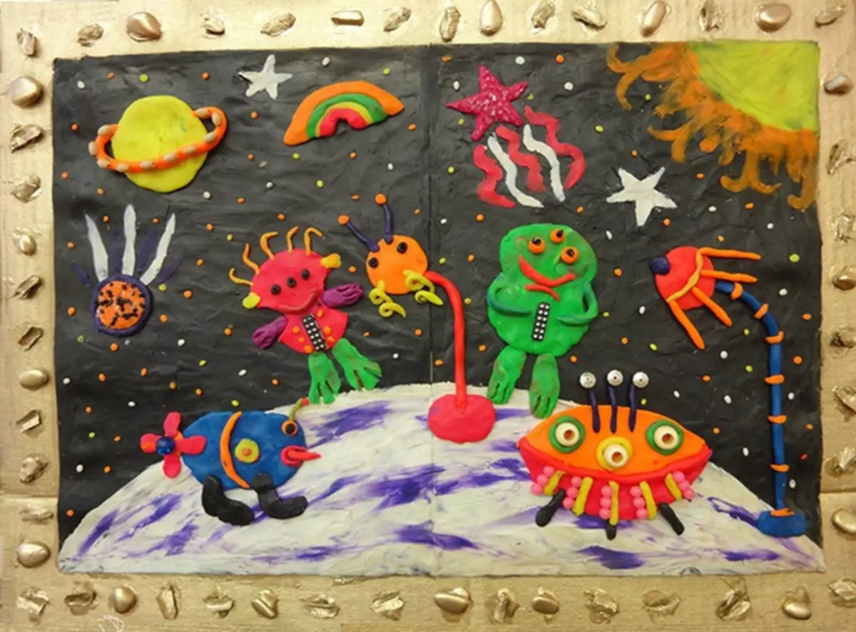 تصویر از Plasticine: کلاس کارشناسی ارشد در فضا بر روی کارتن برای کودکان