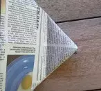 Шапка з газети з козирком для ремонту: схеми з відео і фото