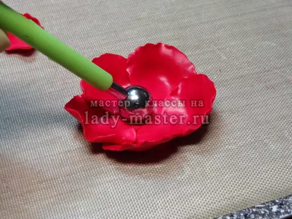 Polymer clay necklace with their own hands: Create poppy flowers with video