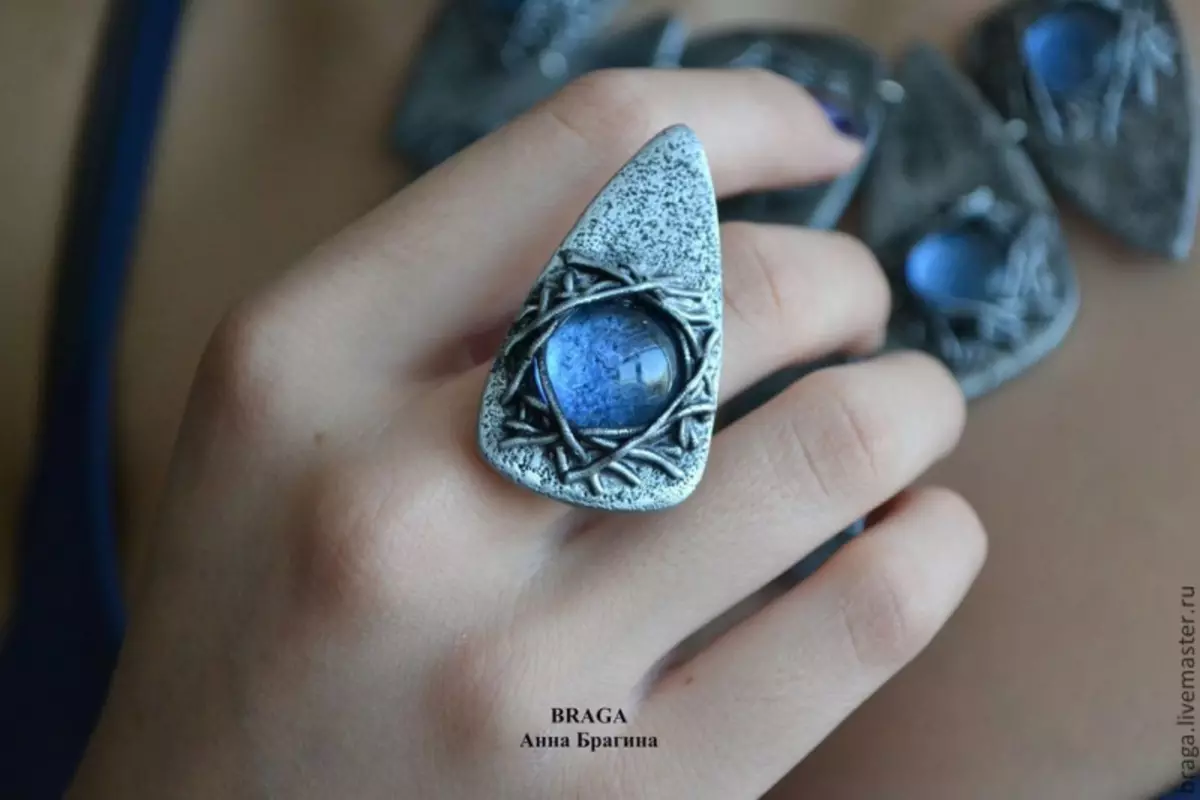 Polymer clay rings: master class with photos and videos