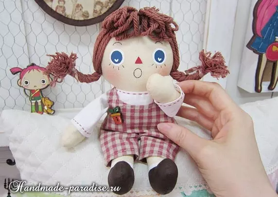 Текстильна лялька примітив своїми руками