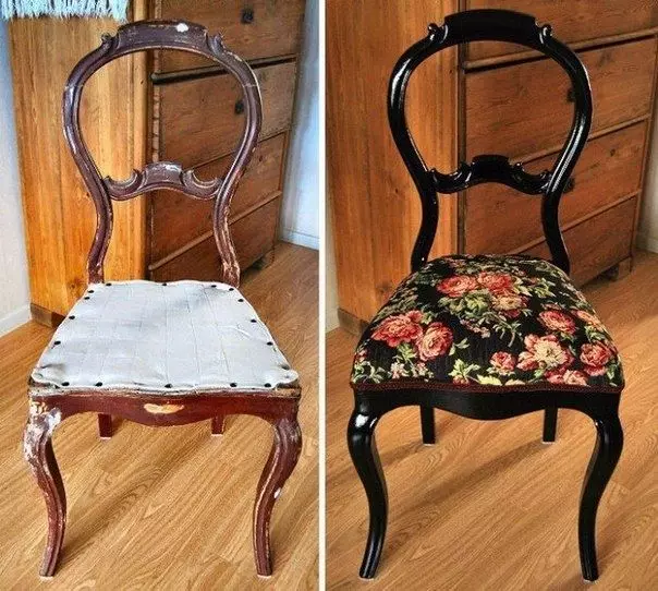 Onafhankelijke wijziging van oude meubels