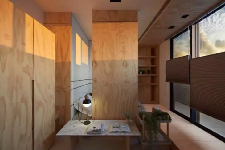 Plywood di interior: Fitur sareng daérah panggunaan lambaran