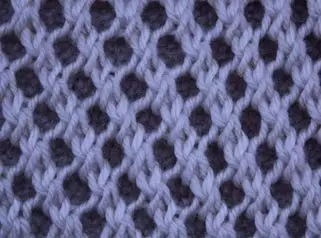 Grid con tricô cun esquema e descrición de crear un sorriso e blusas