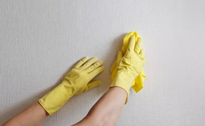 چگونه برای تمیز کردن کاغذ دیواری کاغذ دیواری