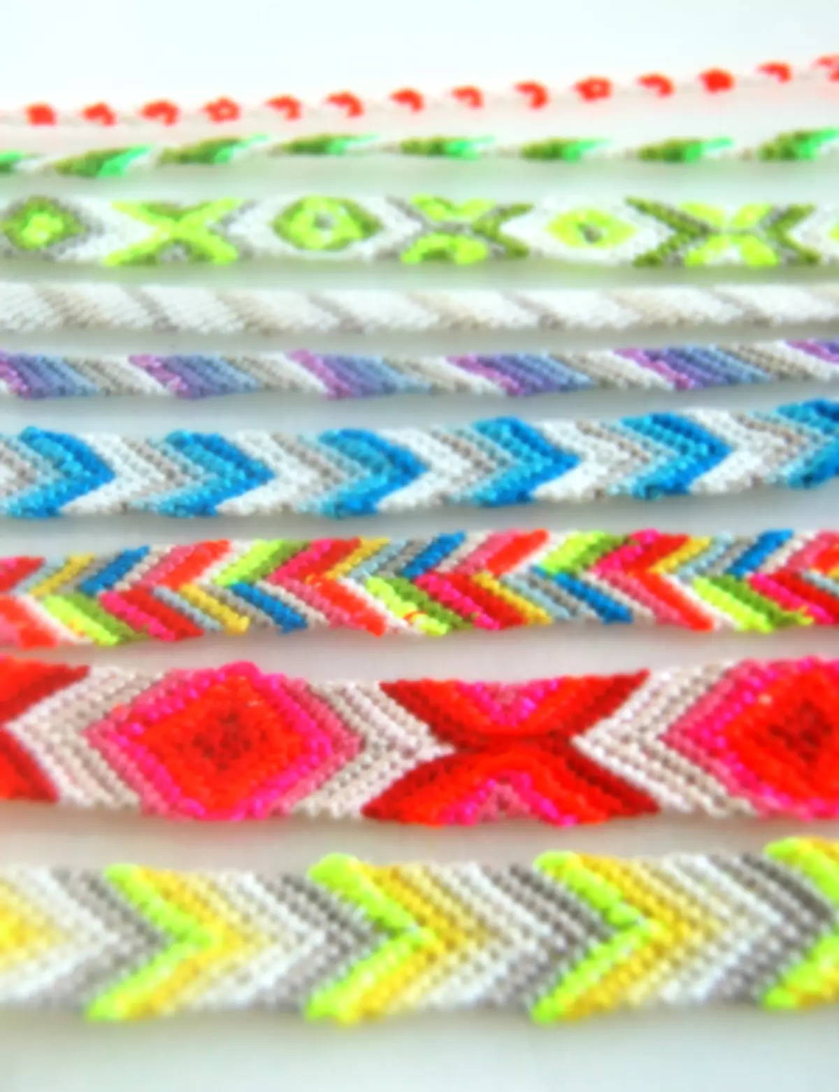 Bracelets Friendship - How to Weave. Nod û nexşe.