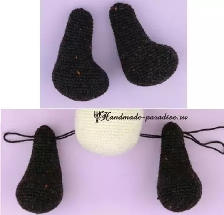 Bear Panda Crochet. Knit nga dulaan