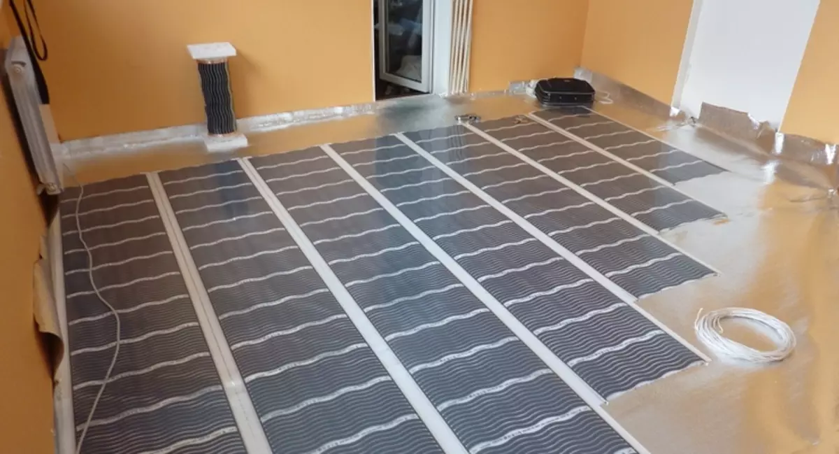 Bagaimana untuk menyambung lantai panas inframerah