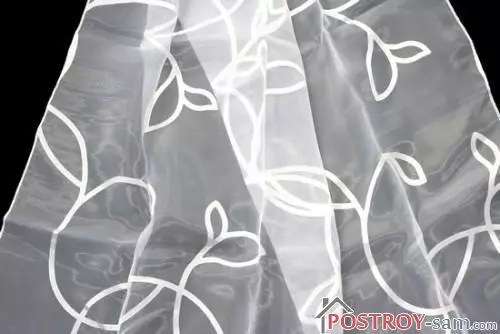 Cortinas de fotos de organza