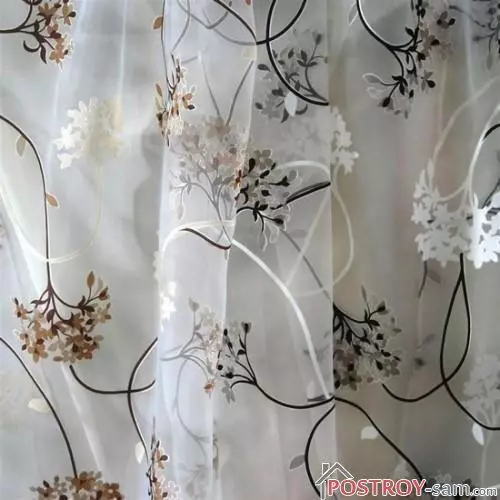 Cortinas de fotos de organza