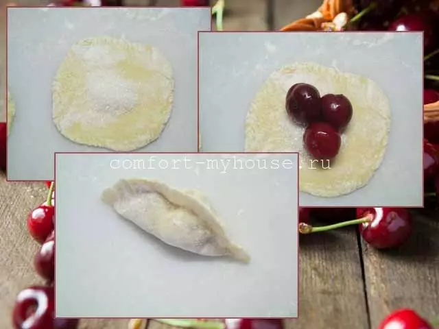 Hvordan lage deilige dumplings med kirsebær