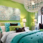Përdorimi i gjelbër në dhomën e gjumit: relaksohuni dhe harmoni