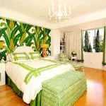 باستخدام الأخضر في غرفة النوم: الاسترخاء والانسجام