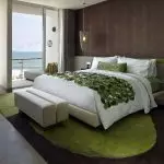 Kasutades rohelist magamistoas: lõõgastuda ja harmoonia