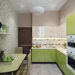 Tips for å velge bakgrunnsbilde til kjøkkenet: farge, praktisk og design (+40 bilder)