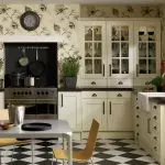 Mutfak için duvar kağıdını seçmek için ipuçları: Renk, Pratiklik ve Tasarım (+40 Fotoğraflar)
