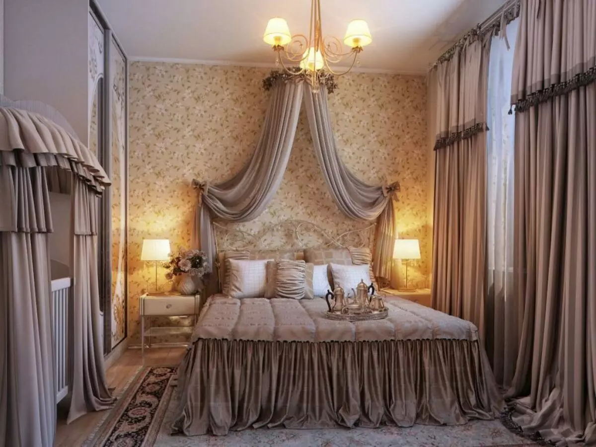 نکاتی برای انتخاب پرده در اتاق خواب: بهترین گزینه برای صفحه اصلی داخلی (+53 عکس)
