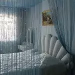 Consellos para escoller cortinas no cuarto: as mellores opcións para o interior do interior (+53 fotos)