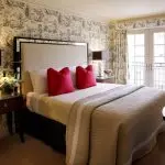Штора для спальні з бежевими шпалерами: поради щодо вибору та гармонійні колірні поєднання