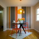 Keuken wallpaper Kombinaasje: stijlvol oplosse foar net maklike keamer (+40 foto)
