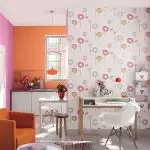 Kombinasi Dapur Wallpaper: Solusi Bergaya untuk Kamar Tidak Mudah (+40 foto)