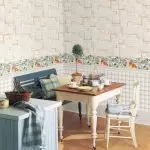 キッチンの壁紙の組み合わせ：簡単な部屋のためのスタイリッシュなソリューション（+ 40写真）