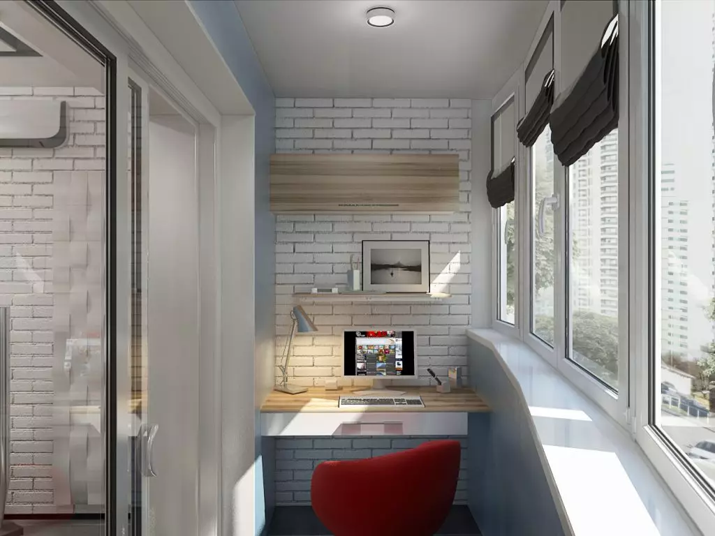 Малък дизайн на балкона: създаване на стая за почивка