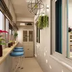 Liten balkongdesign: skapa ett vila rum