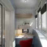 નાના બાલ્કની ડિઝાઇન: બાકીના રૂમ બનાવવું