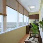 Umklamo omncane we-balcony: ukudala igumbi lokuphumula
