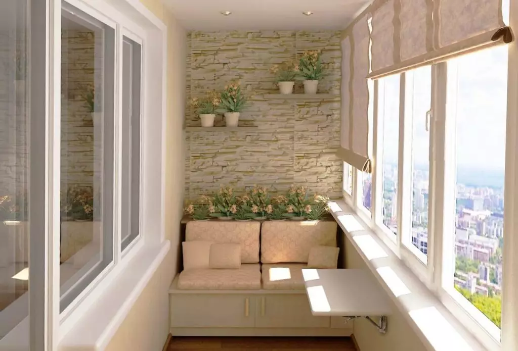 Designul balconului mic: Crearea unei încăperi de odihnă