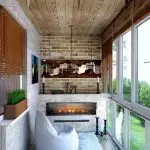 Piccolo design balcone: creazione di una stanza di riposo