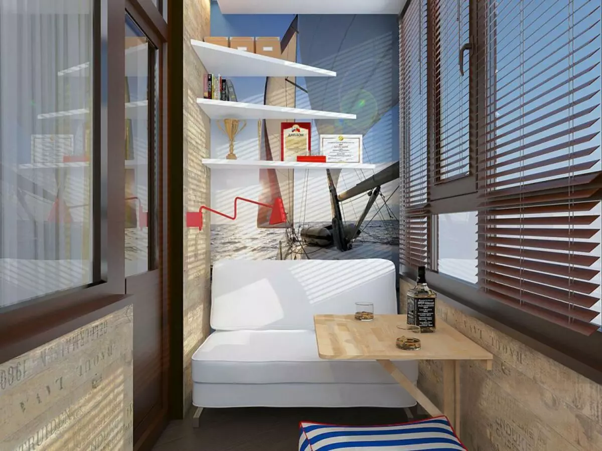 طراحی بالکن کوچک: ایجاد یک اتاق استراحت