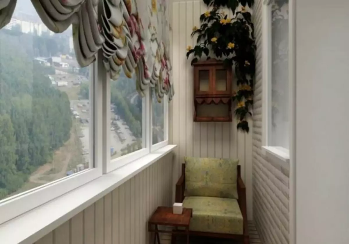 Reparación de balcóns en Khrushchev facelo a ti mesmo: o deseño orixinal do interior habitual