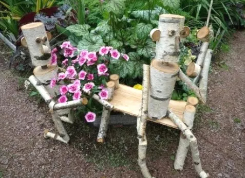 Crafts from wood and plywood for the garden do it yourself, photo of homemade
