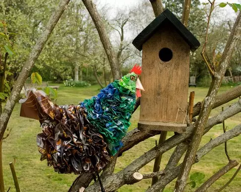 Bunnen (Villercher fir Villercher) maachen et selwer. Wéi ee Vugelhouse ze maachen - Uweisungen an Zeechnen