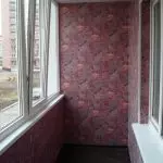Balkon-ûntwerp mei wallpaper: Stylfolle finishen en tips foar it kiezen fan materiaal