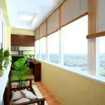 Оформлення балкона за допомогою шпалер: стильні варіанти обробки і поради щодо вибору матеріалу