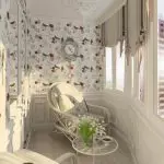 Balkónový dizajn s tapetou: štýlové povrchové úpravy a tipy na výber materiálu